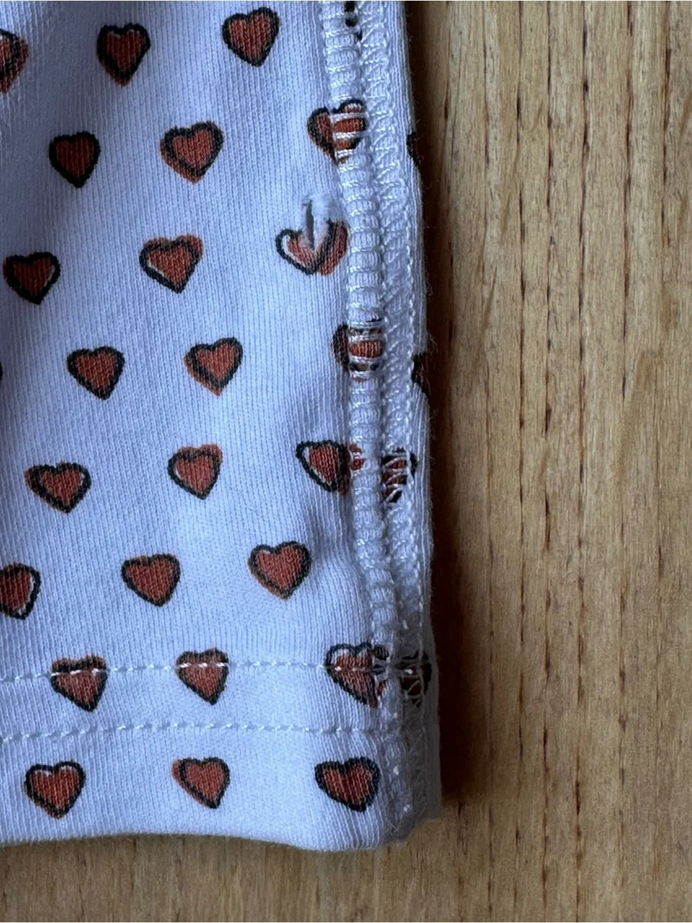 Roller Rabbit Texas Hearts Long John Pajamas Set size 8